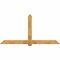 Ekena Millwork Eugene Rough Sawn Timber Gable Bracket, Western Red Cedar, 96"W x 48"H x 6"D x 6"F, 12/12 Pitch GBW096X48X0606EUG00RWR - alternate 1